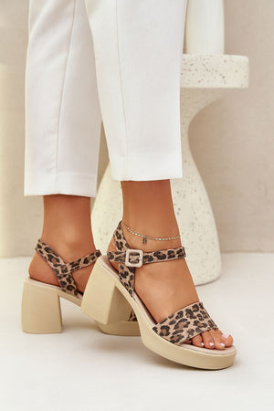 Heel sandals model 210703 Step in style