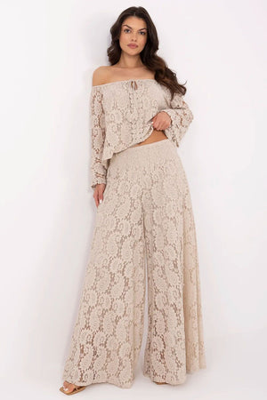 Lace pants model 211436 Italy Moda