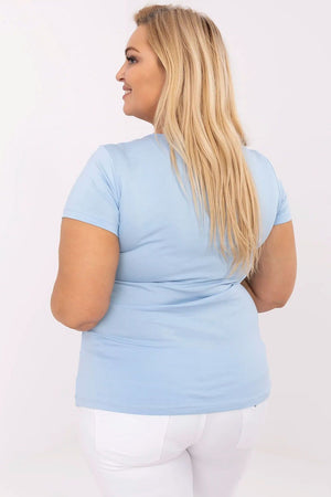 Plus size T-shirt model 211762 Relevance