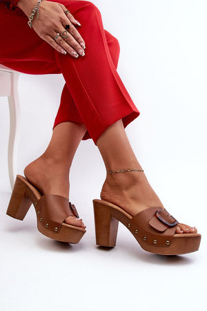 Heeled sandals model 215686 Step in style