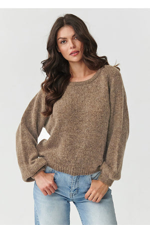 Jumper model 217384 Makadamia