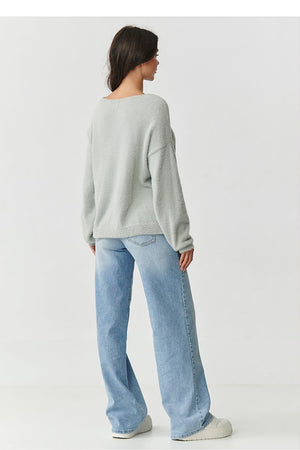 Jumper model 218806 Makadamia