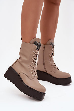 Platform boots model 219269 Step in style