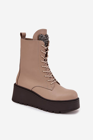 Platform boots model 219269 Step in style