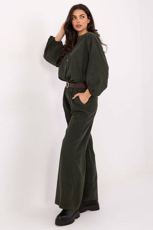 corduroy trousers model 220283 Italy Moda