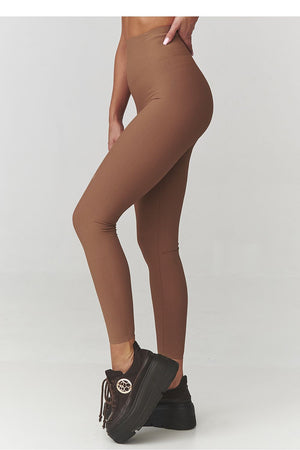 Long leggings model 220768 Makadamia