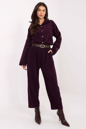 corduroy trousers model 220820 Italy Moda