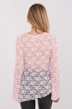 Lace blouse model 222818 Factory Price