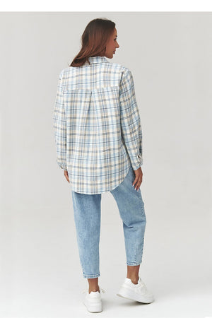 Long sleeve shirt model 223229 Makadamia