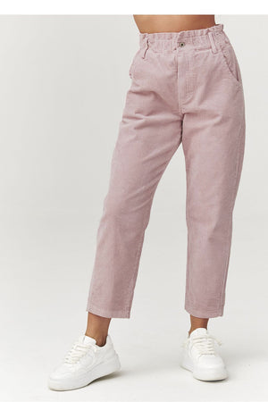 corduroy trousers model 223241 Makadamia