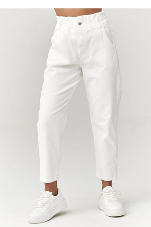 corduroy trousers model 223242 Makadamia