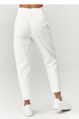 corduroy trousers model 223242 Makadamia