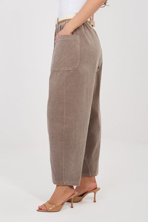 corduroy trousers model 225097 Rue Paris