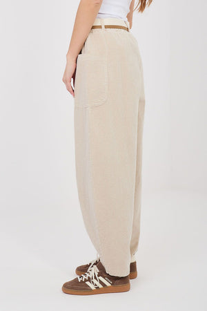 corduroy trousers model 225426 Rue Paris