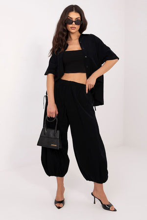 corduroy trousers model 226229 Italy Moda