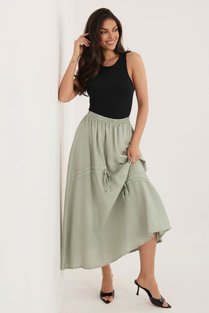 Long skirt model 226238 Italy Moda
