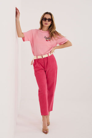 corduroy trousers model 226483 Italy Moda