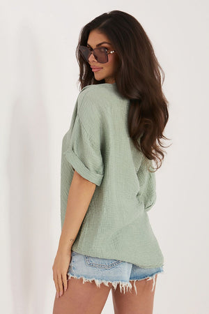 Short sleeve shirt model 226470 Italy Moda