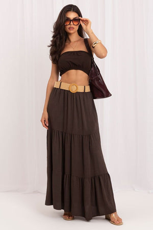 Long skirt model 229934 Italy Moda