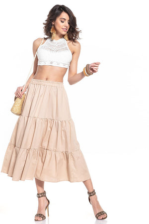 Long skirt model 152903 Tessita