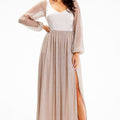  Long dress model 189440 awama 