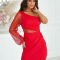  Short dress model 193799 Bicotone 