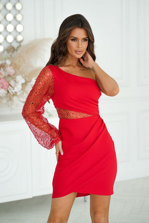  Short dress model 193799 Bicotone 