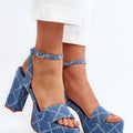  Heel sandals model 194141 Step in style 