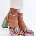  Heel sandals model 196965 Step in style 