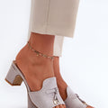  Heeled sandals model 198671 Step in style 