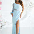  Long dress model 198817 Bicotone 