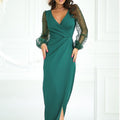  Long dress model 199011 Bicotone 