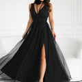  Long dress model 199332 Bicotone 