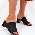  Heeled sandals model 211024 Step in style 