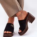  Heeled sandals model 213037 Step in style 
