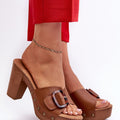  Heeled sandals model 215686 Step in style 