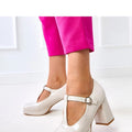  Heeled low shoes model 218175 Solea 