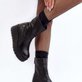  Platform boots model 219240 Step in style 