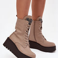  Platform boots model 219269 Step in style 