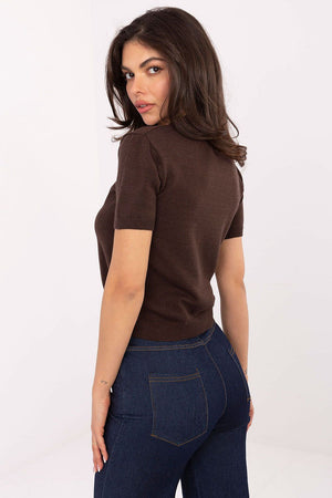  Short sleeve sweater model 219593 Factory Price 