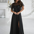 Long dress model 219685 Bicotone 