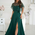  Long dress model 219686 Bicotone 