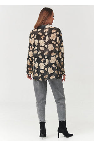  Long sleeve shirt model 219729 Makadamia 