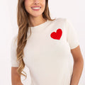  Short sleeve sweater model 219972 Factory Price 