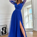  Long dress model 220096 Bicotone 