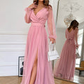  Long dress model 220097 Bicotone 