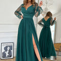  Long dress model 220099 Bicotone 