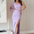  Long dress model 220100 Bicotone 