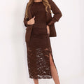  Lace skirt model 220325 Italy Moda 