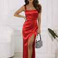  Long dress model 220614 Bicotone 